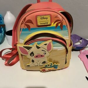 Loungefly Disney Pua Backpack - Pink and Yellow
